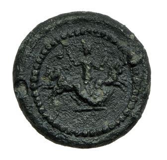 Ancient bronze coin design